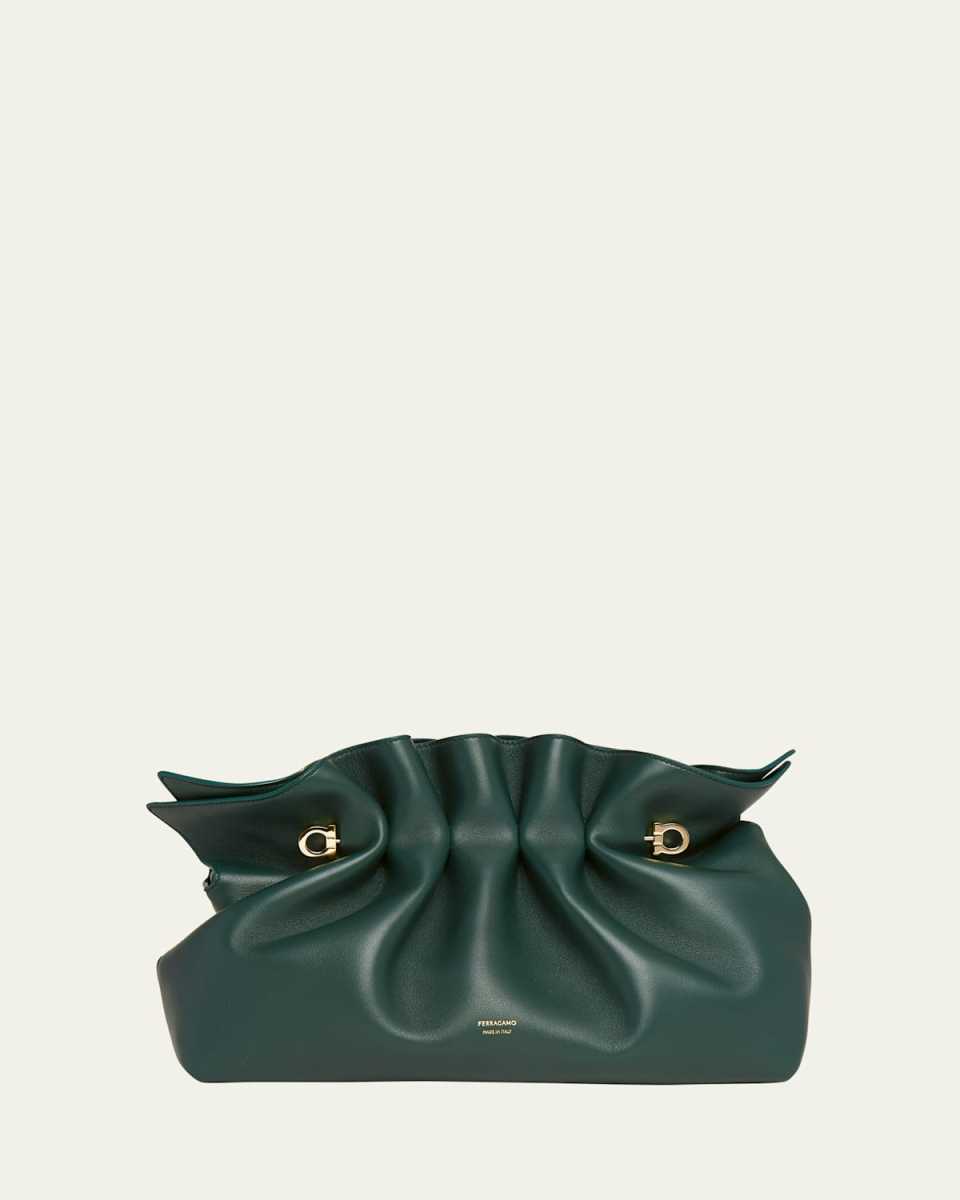 Piercing Leather Shoulder Bag